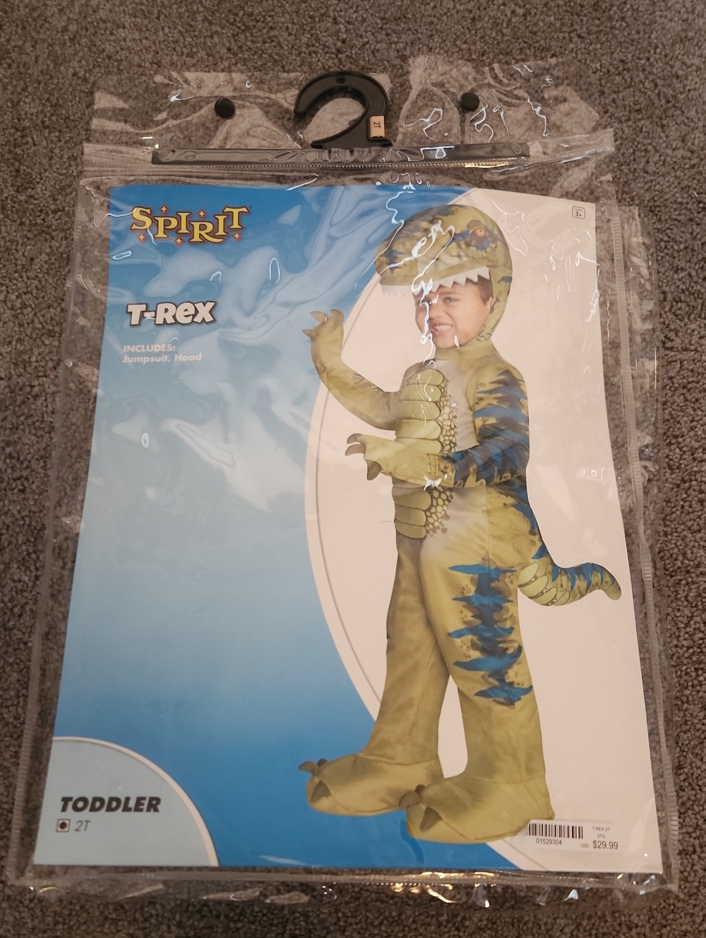 Spirit Toddler T-Rex Costume - Green and Blue